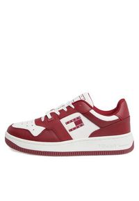 Tommy Jeans Sneakersy Tjw Retro Basket Leather EN0EN02532 Czerwony. Kolor: czerwony. Materiał: skóra #3