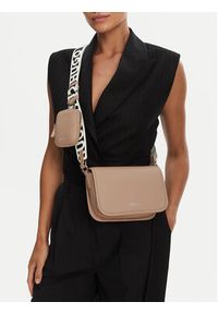 Hugo - HUGO Torebka Bel Crossbody Flap 50541869 Beżowy. Kolor: beżowy. Materiał: skórzane #3