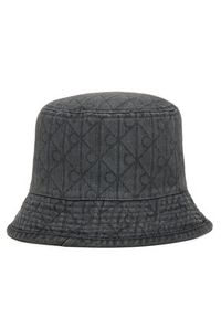 Calvin Klein Kapelusz Denim Emblem Burnout Bucket LV04F5043G Szary. Kolor: szary. Materiał: bawełna #4