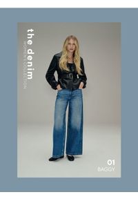 Reserved - Jeansy baggy - niebieski. Kolor: niebieski #1