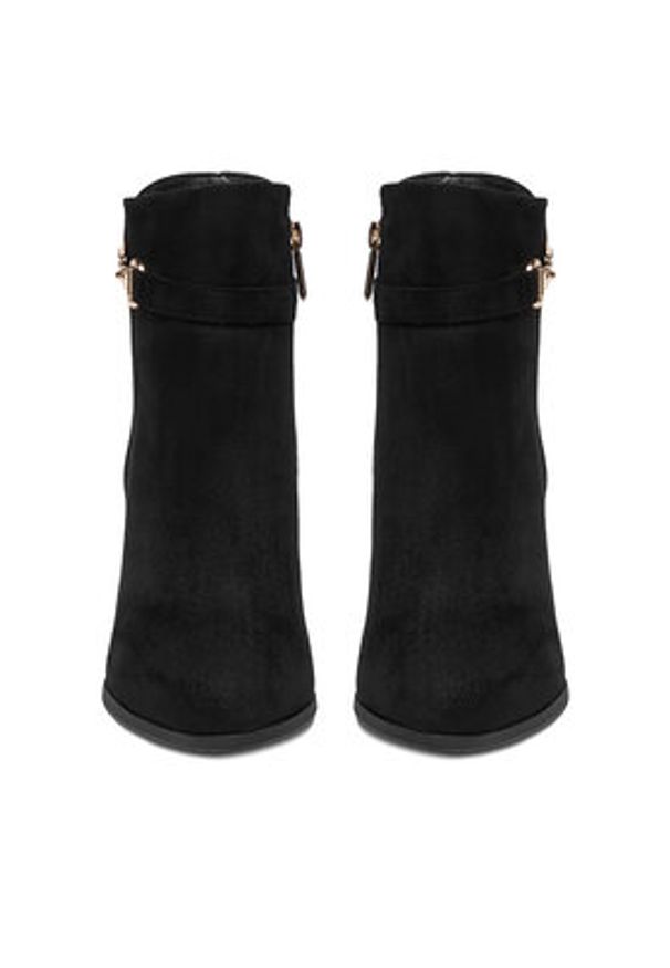 Nine West Botki CEO-ZAINA-01 Czarny. Kolor: czarny. Materiał: materiał