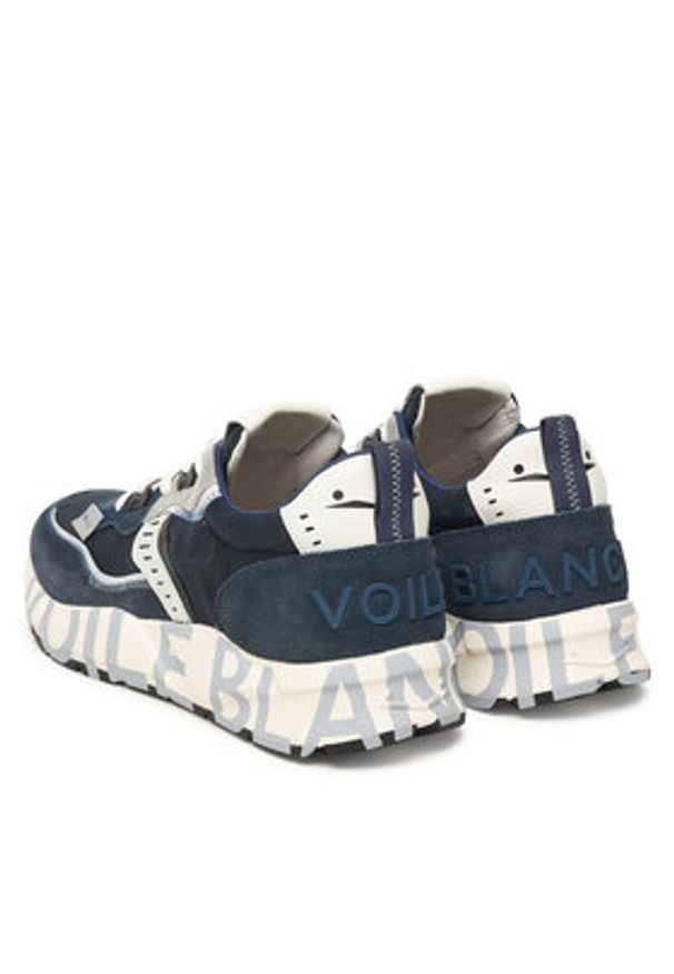Voile Blanche Sneakersy Club01. 2017465-17 Granatowy. Kolor: niebieski. Materiał: zamsz, skóra