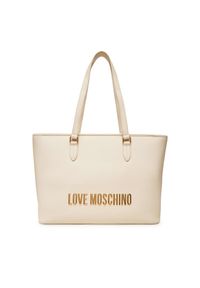 Love Moschino - Torebka LOVE MOSCHINO. Kolor: beżowy