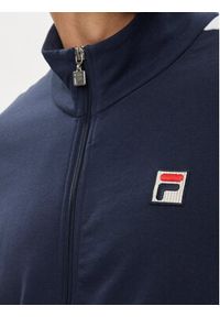 Fila Bluza FAM0617 Granatowy Regular Fit. Kolor: niebieski. Materiał: bawełna