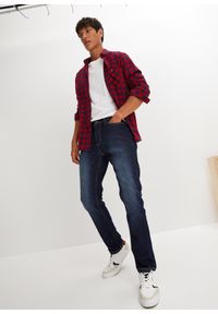 bonprix - Dżinsy termiczne regular fit, prosta nogawka, z ocieplaną stroną wewnętrzną. Kolor: niebieski #3