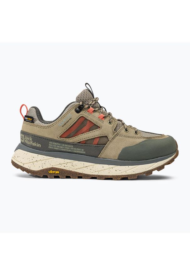 Buty trekkingowe damskie Jack Wolfskin Terraquest Texapore Low. Kolor: zielony. Styl: sportowy