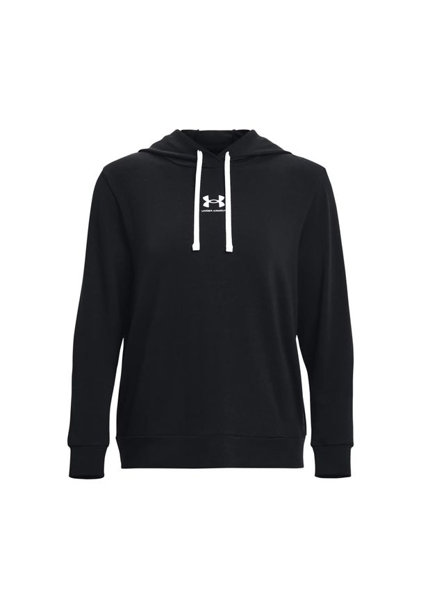 Bluza fitness damska Under Armour Rival Terry Hoodie. Kolor: czarny. Sport: fitness