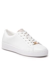 Sneakersy MICHAEL Michael Kors Keaton Lace Up 43T2KTFS3L Vanilla. Kolor: biały. Materiał: skóra
