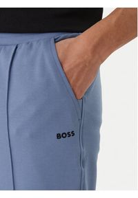 BOSS Spodnie dresowe Member Hurley 50558602 Błękitny Regular Fit. Kolor: niebieski. Materiał: syntetyk, bawełna #4