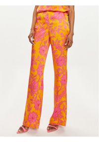 Morgan Spodnie materiałowe 241-PMING Pomarańczowy Regular Fit. Kolor: pomarańczowy. Materiał: syntetyk #1