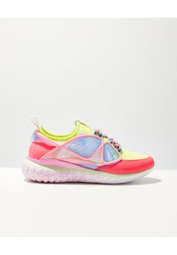 SOPHIA WEBSTER - Neonowe sneakersy Fly-By. Zapięcie: sznurówki. Kolor: różowy, wielokolorowy, fioletowy. Materiał: materiał #2