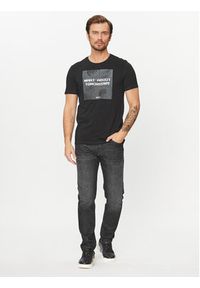 BOSS - Boss T-Shirt Temessage 50503552 Czarny Relaxed Fit. Kolor: czarny. Materiał: bawełna #3