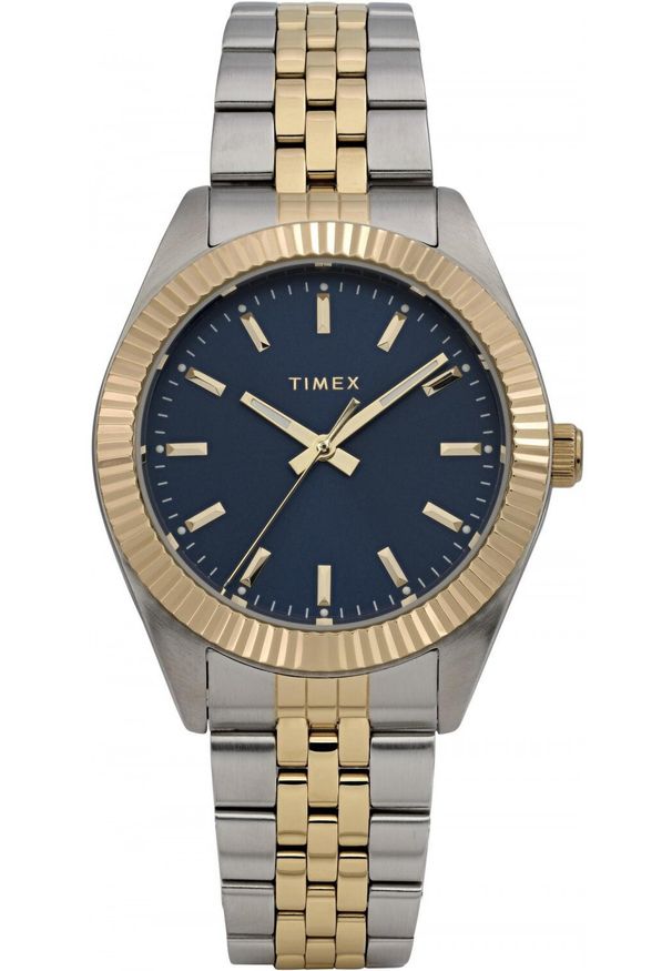 Zegarek damski Timex TW2Y20200 CYRKONIE srebrny. Kolor: srebrny