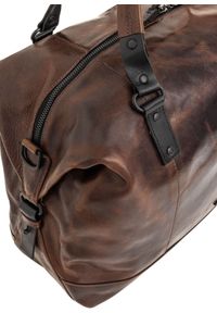 Ochnik - Brązowa skórzana duża torba męska. Kolor: brązowy. Materiał: skóra. Styl: casual, elegancki, klasyczny #3