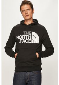 The North Face - Bluza. Typ kołnierza: kaptur. Kolor: czarny. Materiał: dzianina. Wzór: nadruk