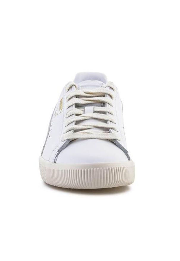 Buty do chodzenia męskie Puma Clyde Base. Zapięcie: sznurówki. Kolor: biały, wielokolorowy. Materiał: guma, syntetyk, materiał, skóra, tkanina. Szerokość cholewki: normalna. Sport: turystyka piesza