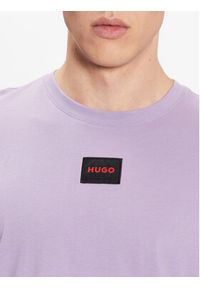 Hugo T-Shirt 50447978 Fioletowy Regular Fit. Kolor: fioletowy #3