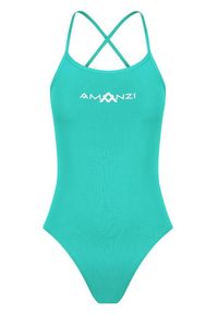 AMANZI - Amanzi Spearmint Tie Back Kostium Kąpielowy – Rozmiar 38. Kolor: niebieski