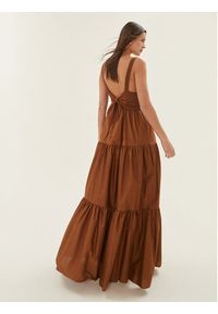 Liu Jo Sukienka letnia MA4070 MA23A Brązowy Regular Fit. Kolor: brązowy. Materiał: bawełna. Sezon: lato #6