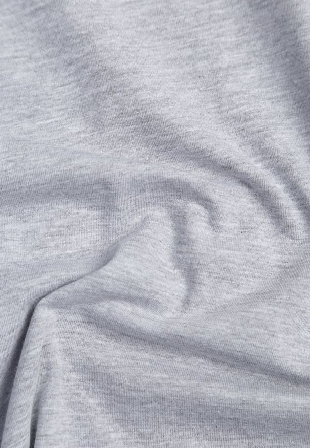 Renee - Szary T-shirt Basic Oversize z Bawełny Elusis. Okazja: na co dzień. Kolor: szary. Materiał: bawełna. Styl: casual, elegancki