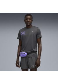 Puma - Męska koszulka RUN DIGITOKYO z grafiką PUMA Dusky Gray. Kolor: szary. Sport: bieganie