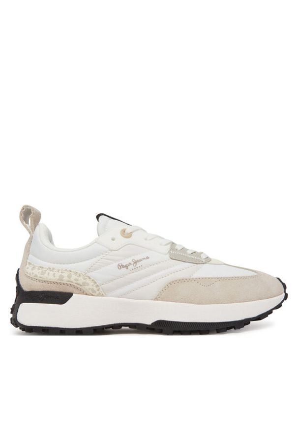 Pepe Jeans Sneakersy PLS60005 Biały. Kolor: biały. Materiał: zamsz, skóra
