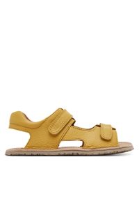 Froddo Sandały Barefoot Flexy Mini G3150270-4 S Żółty. Kolor: żółty. Materiał: skóra