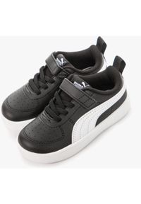 Adidasy Puma Rickie Ac Inf, Dzieci. Zapięcie: rzepy. Kolor: czarny. Materiał: materiał, syntetyk. Szerokość cholewki: normalna. Sport: turystyka piesza