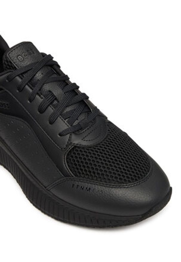 BOSS Sneakersy TTNM EVO 50548717 Czarny. Kolor: czarny. Materiał: skóra