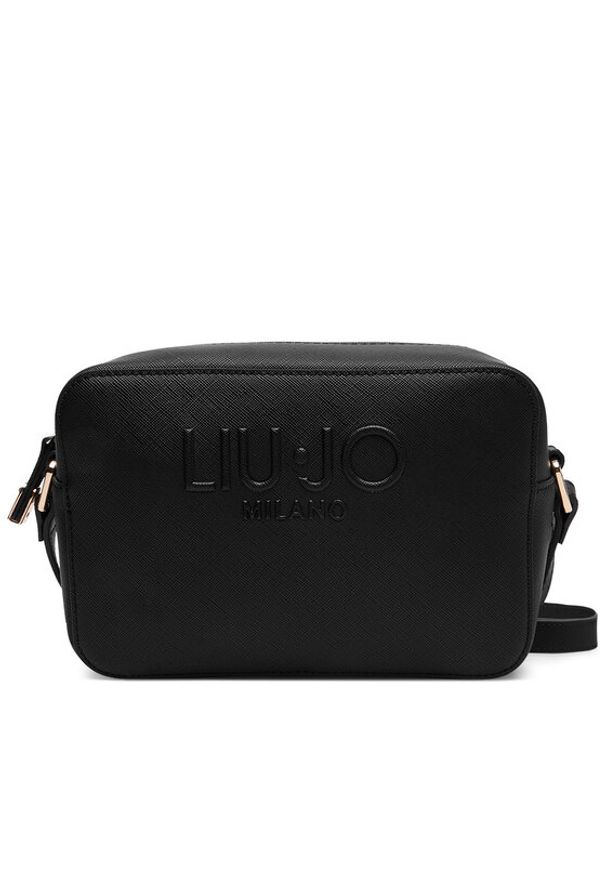 Liu Jo Torebka Halona AF5153 E0087 Czarny. Kolor: czarny. Materiał: skórzane