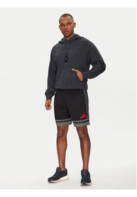 Adidas - adidas Bluza Seasonal Essentials US Sport JD8095 Szary Regular Fit. Kolor: szary. Materiał: bawełna. Styl: sportowy #4