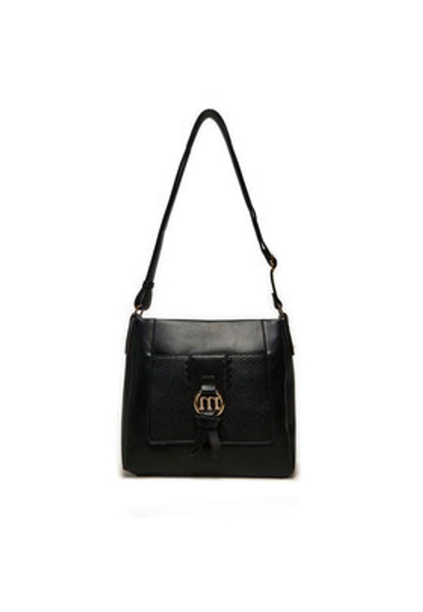 Monnari Torebka TORIMP0-24Z-BAG5480-K020D000-R00 Czarny. Kolor: czarny. Materiał: skórzane