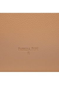 Patrizia Pepe Torebka 8B0172/L001-B685 Beżowy. Kolor: beżowy. Materiał: skórzane