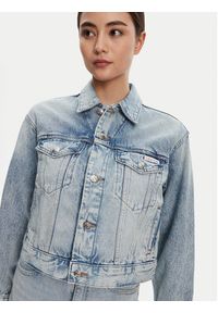 Calvin Klein Jeans Kurtka jeansowa 90s LV047C791G Niebieski Relaxed Fit. Kolor: niebieski. Materiał: bawełna #5