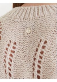 JOOP! Sweter 58 254KN58Kalma 30048461 Beżowy Regular Fit. Kolor: beżowy. Materiał: syntetyk