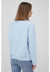 Napapijri bluza Napapijri X Fiorucci damska z nadrukiem. Kolor: niebieski. Wzór: nadruk