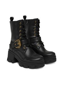 Versace Jeans Couture Trzewiki 79VA3S86 71570 899 Czarny. Kolor: czarny. Materiał: skóra #4