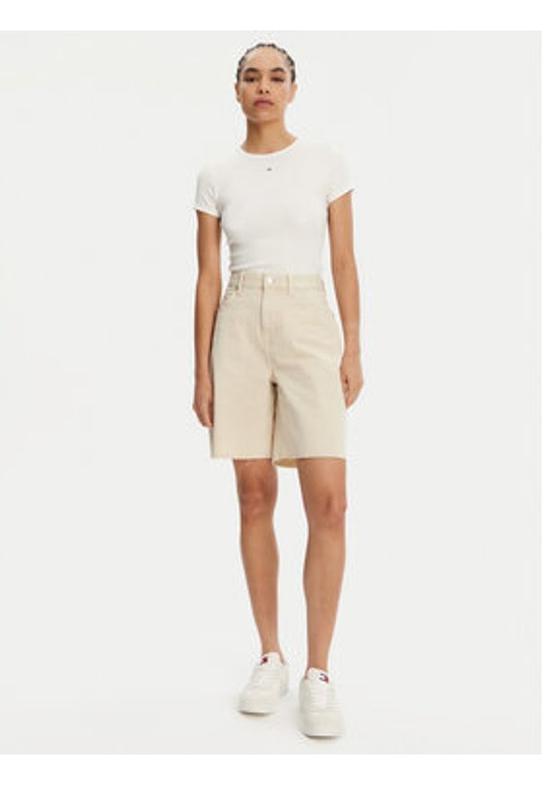 Tommy Jeans Komplet t-shirtów DW0DW21430 Kolorowy Slim Fit. Materiał: bawełna. Wzór: kolorowy