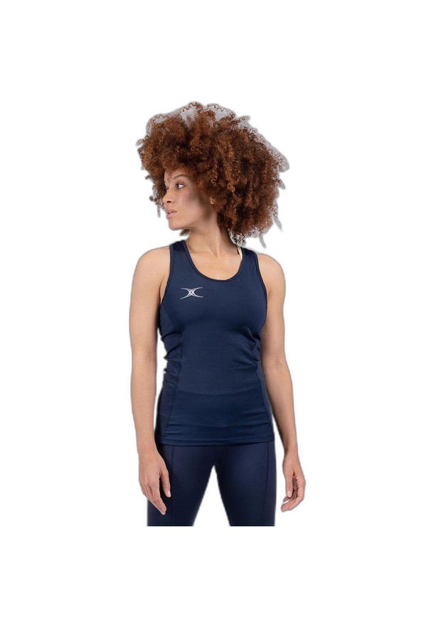 GILBERT - Damski tank top Gilbert Pro Synergie. Kolor: niebieski. Długość rękawa: bez rękawów. Styl: sportowy