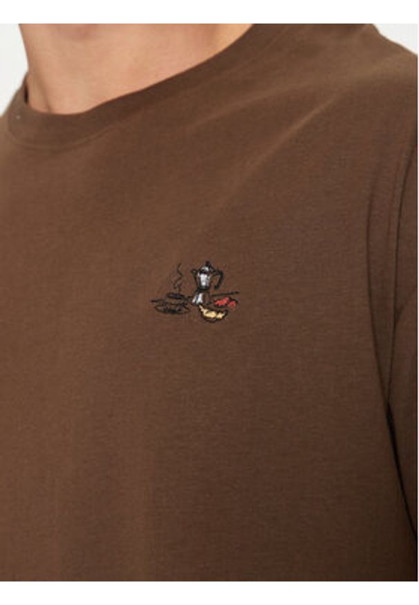 !SOLID - Solid T-Shirt Manes 21108333 Czarny Regular Fit. Kolor: czarny. Materiał: bawełna