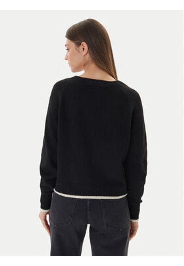 Vero Moda Sweter Aquarius 10331898 Czarny Regular Fit. Kolor: czarny. Materiał: syntetyk