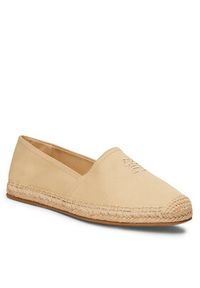 TOMMY HILFIGER - Tommy Hilfiger Espadryle Embroidered Flat Espadrille FW0FW07721 Beżowy. Kolor: beżowy #6