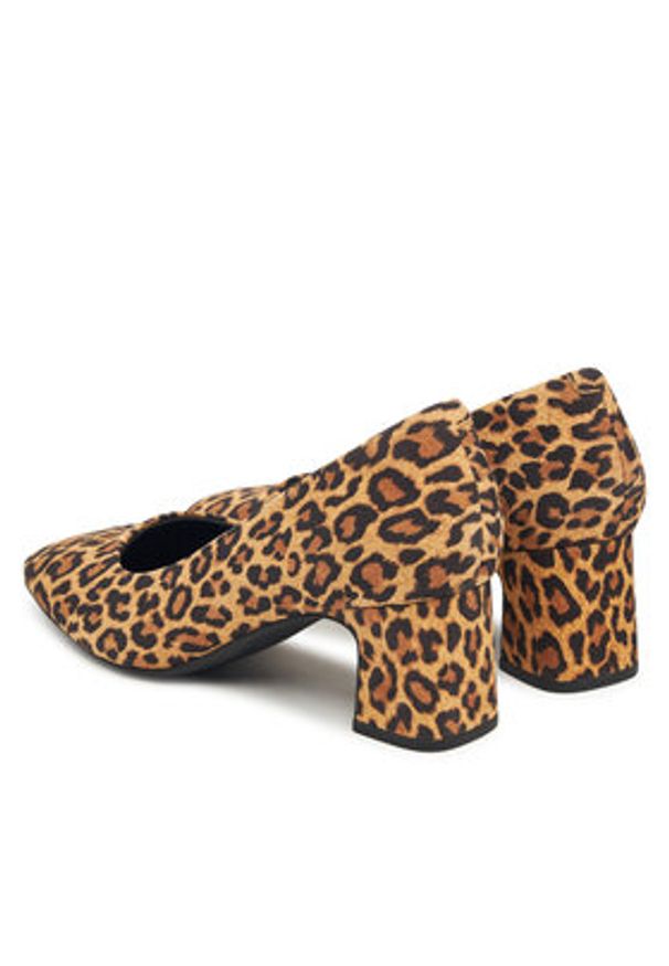 Clarks Czółenka Fernie Court 26183033 Brązowy. Kolor: brązowy. Materiał: skóra, zamsz