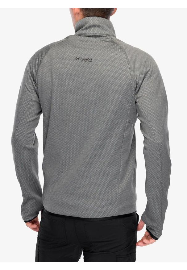 columbia - Bluza rozpinana męska Columbia Triple Canyon Grid Fleece Full Zip II. Kolor: szary. Sezon: zima. Sport: narciarstwo