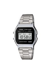 Zegarek Casio. Kolor: srebrny. Styl: vintage
