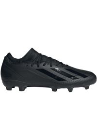 Adidas - Buty adidas X Crazyfast.3 Fg M GY7429 czarne. Kolor: czarny. Materiał: syntetyk, materiał. Szerokość cholewki: normalna