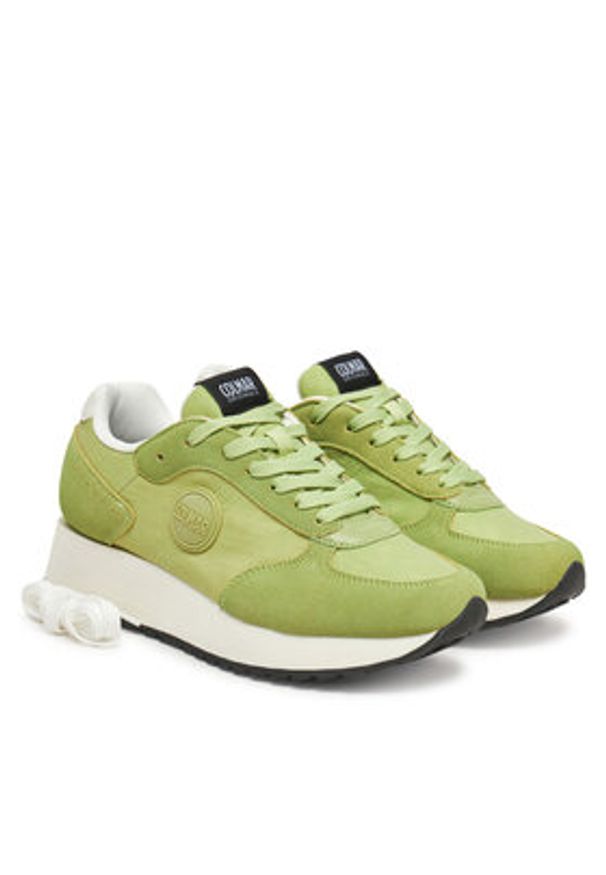 Colmar Sneakersy Travis SS25/233 Zielony. Kolor: zielony. Materiał: zamsz, skóra
