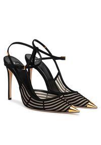 Elisabetta Franchi Szpilki SA-01L-62E2-V740 Czarny. Kolor: czarny. Materiał: skóra, zamsz. Obcas: na szpilce #5