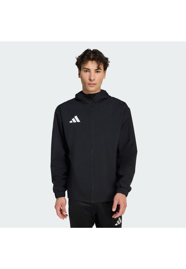Adidas - Kurtka Entrada26 All Weather. Kolor: czarny, wielokolorowy, biały. Sport: piłka nożna