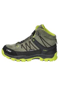 Buty dziecięce CMP Kids Rigel Mid Trekking Shoe WP. Kolor: zielony. Sport: turystyka piesza #2